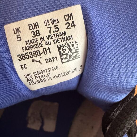 PUMA RS-Curve Black Pink Purple Sneaker Shoes Women's 7.5 - Picture 3 of 7